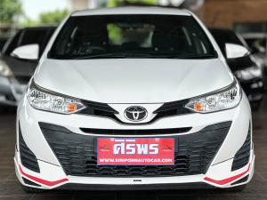 YARIS 1.2 E CVT , AT 2019 ขาว